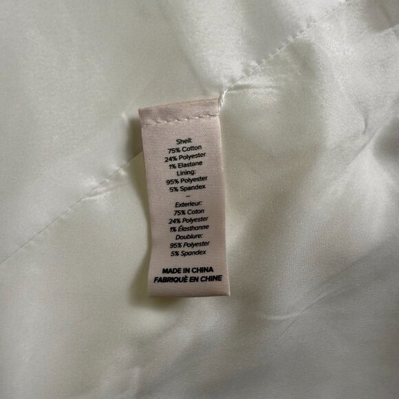 Cinq à Sept | Size 10 | Khloe White Denim Blazer | ($395) - Picture 8 of 9